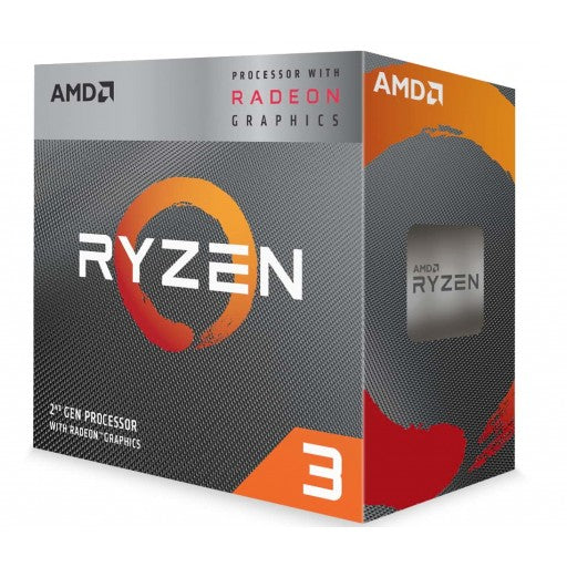 AMD Ryzen 3 3200G SKT AM4 CPU; 4 Core/4 Thread; Base Clock 3.6GHz; Max Boost Clock 4GHz; 6 MB Cache; TDP 65W; RX Vega Graphics | dynacor.co.za