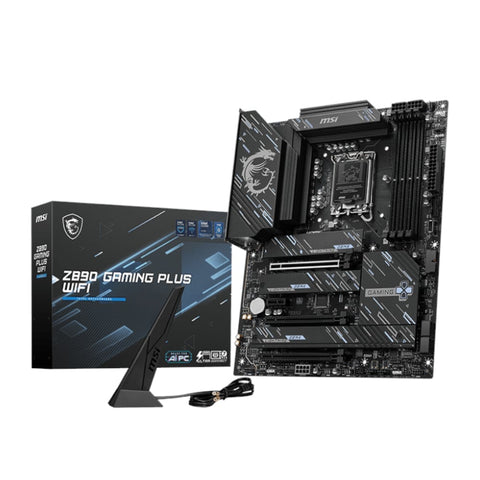 MSI Z890 GAMING PLUS WIFI DDR5 Intel LGA1851 ATX Gaming Motherboard | dynacor.co.za