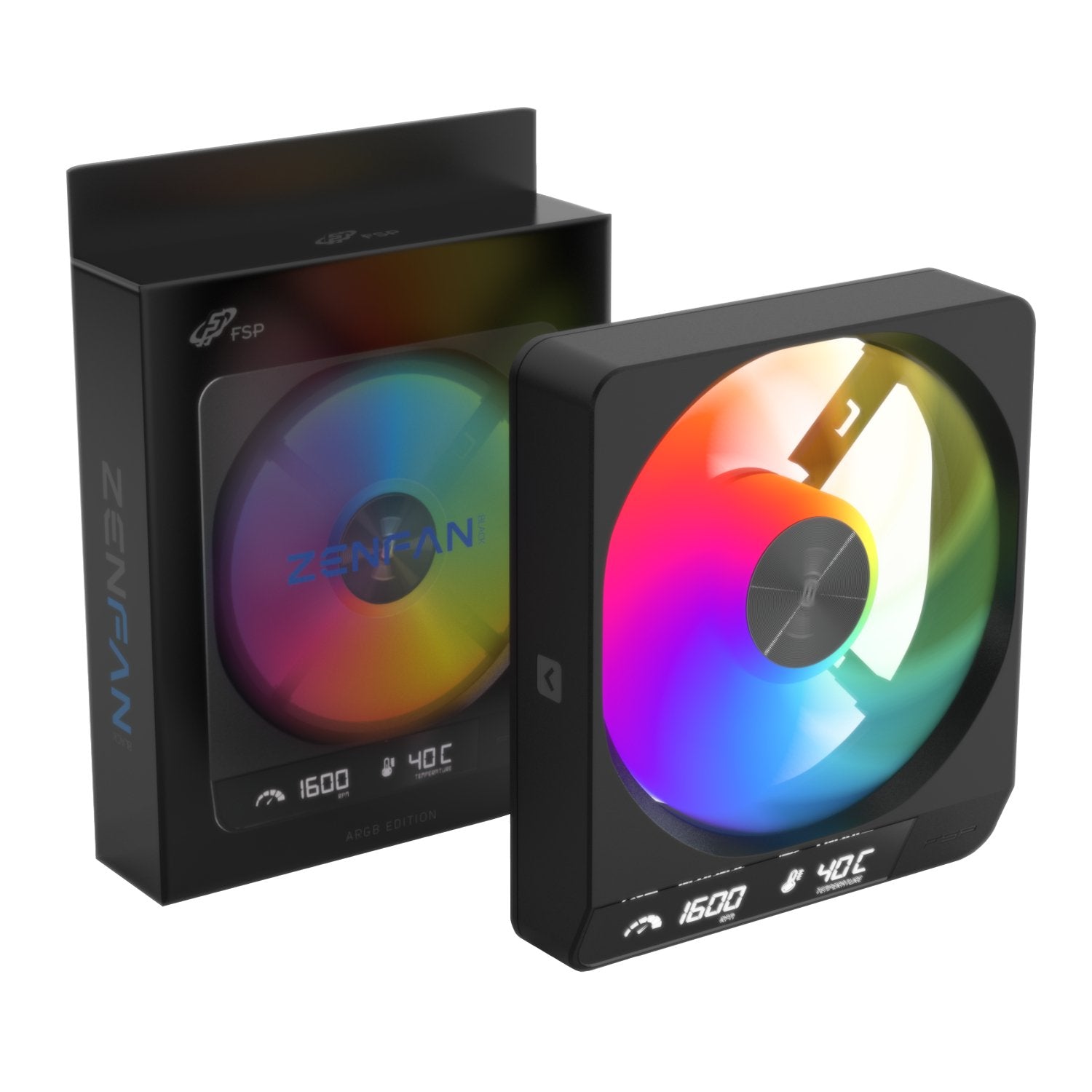 FSP ZENFAN 120mm ARGB PWM Smart Fan - Black | dynacor.co.za