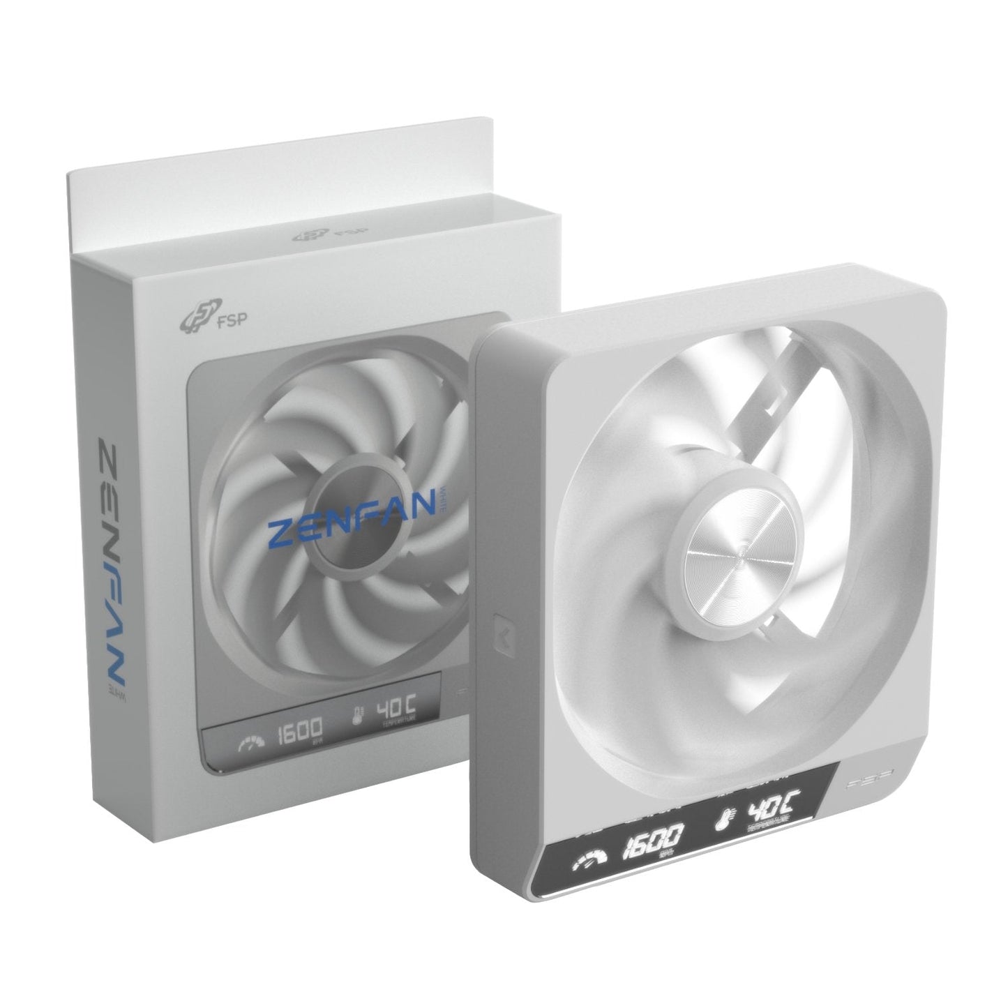 FSP ZENFAN 120mm PWM Smart Fan - White | dynacor.co.za