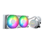 Aerocool Abyss L240 White - 240mm ARGB Liquid Cooler - Intel LGA1851/LGA1700   - AMD AM4/AM5. | dynacor.co.za