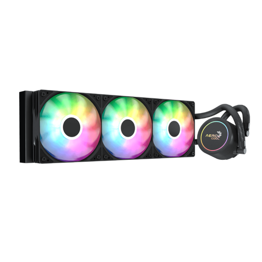 Aerocool Abyss L360 Black - 360mm ARGB Liquid Cooler - Intel LGA1851/LGA1700   - AMD AM4/AM5. | dynacor.co.za