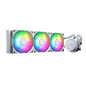 Aerocool Abyss L360 White - 360mm ARGB Liquid Cooler - Intel LGA1851/LGA1700   - AMD AM4/AM5. | dynacor.co.za