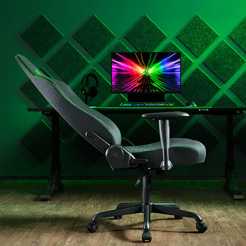 RAZER Iskur V2 X Gaming Chair Fabric - Black and Green