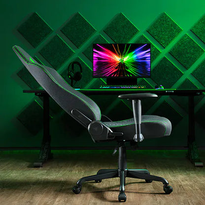 RAZER Iskur V2 X Gaming Chair Fabric - Black and Green