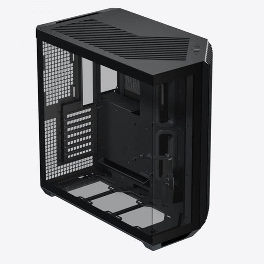 Aerocool APNX V1 premium Black mid-tower ATX case -Supports up to 10 fans -  6x2.5'' or 2x 3.5'' - 360mm radiator; 4 fans +Hub | dynacor.co.za