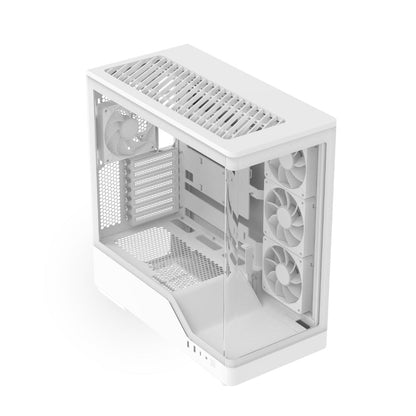 Aerocool P500A White Mid tower case - Includes 120mm ARGB Fan x 4 and 4-port ARGB control hub - ATX - 3x 2.5'' or 2x3.5'' - 360m | dynacor.co.za
