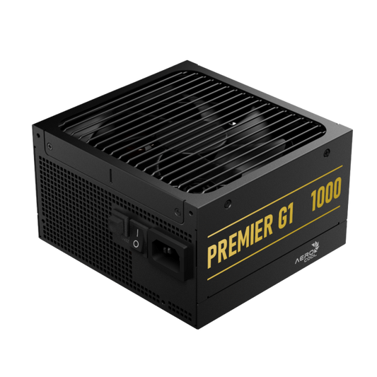 Aerocool  Premier G1 Gold 850W PSU - ATX 3.1 PCIe5.1 - ATX 24 PIN; 1x 4+4PIN CPU; 1x CPU 8PIN; 12x SATA; 2x PATA; 4x PCIe 6+2PIN | dynacor.co.za
