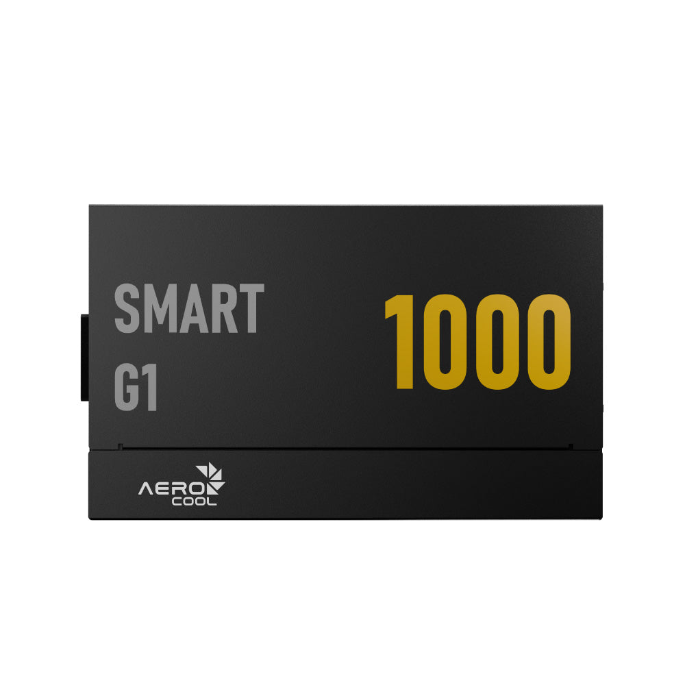Aerocool SMART G1 Gold 1000W PSU - ATX 3.1 PCIe5.1 - ATX 24 PIN; 2x 4+4PIN CPU/2x CPU 8PIN; 12x SATA; 2x PATA; 2x PCIe 6+2PIN; 1 | dynacor.co.za