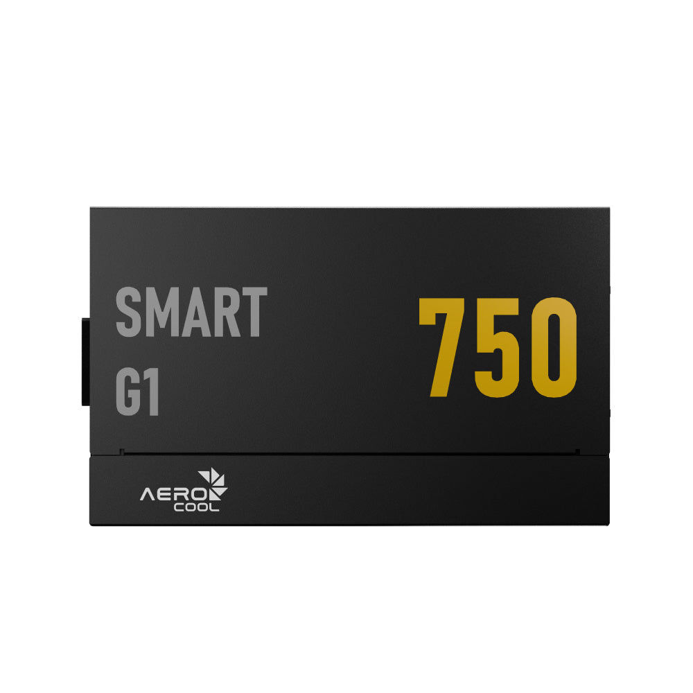 Aerocool SMART G1 Gold 750W PSU - ATX 3.1 PCIe5.1 - ATX 24 PIN; 2x 4+4PIN CPU/2x CPU 8PIN; 12x SATA; 2x PATA; 3x PCIe 6+2PIN; 1x | dynacor.co.za