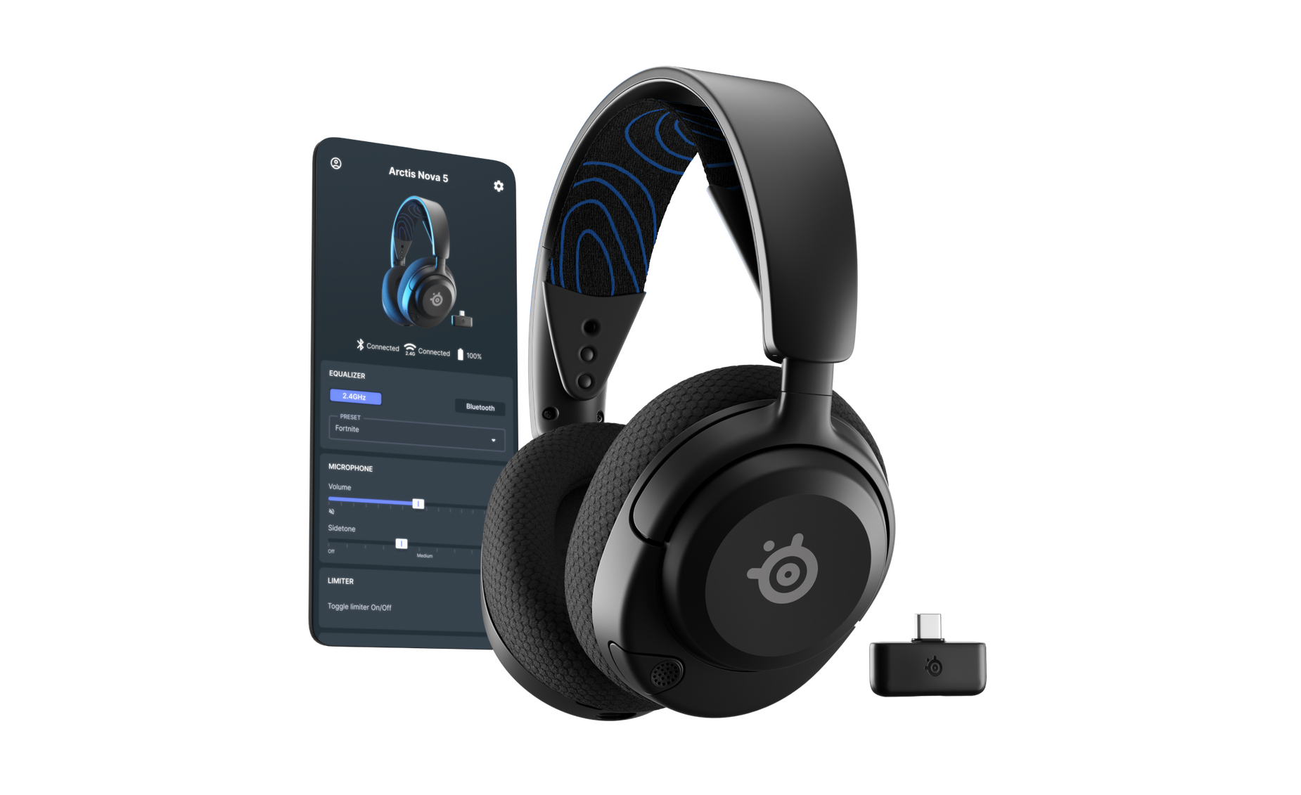 SteelSeries Arctis Nova 5P Wireless Gaming Headset | dynacor.co.za
