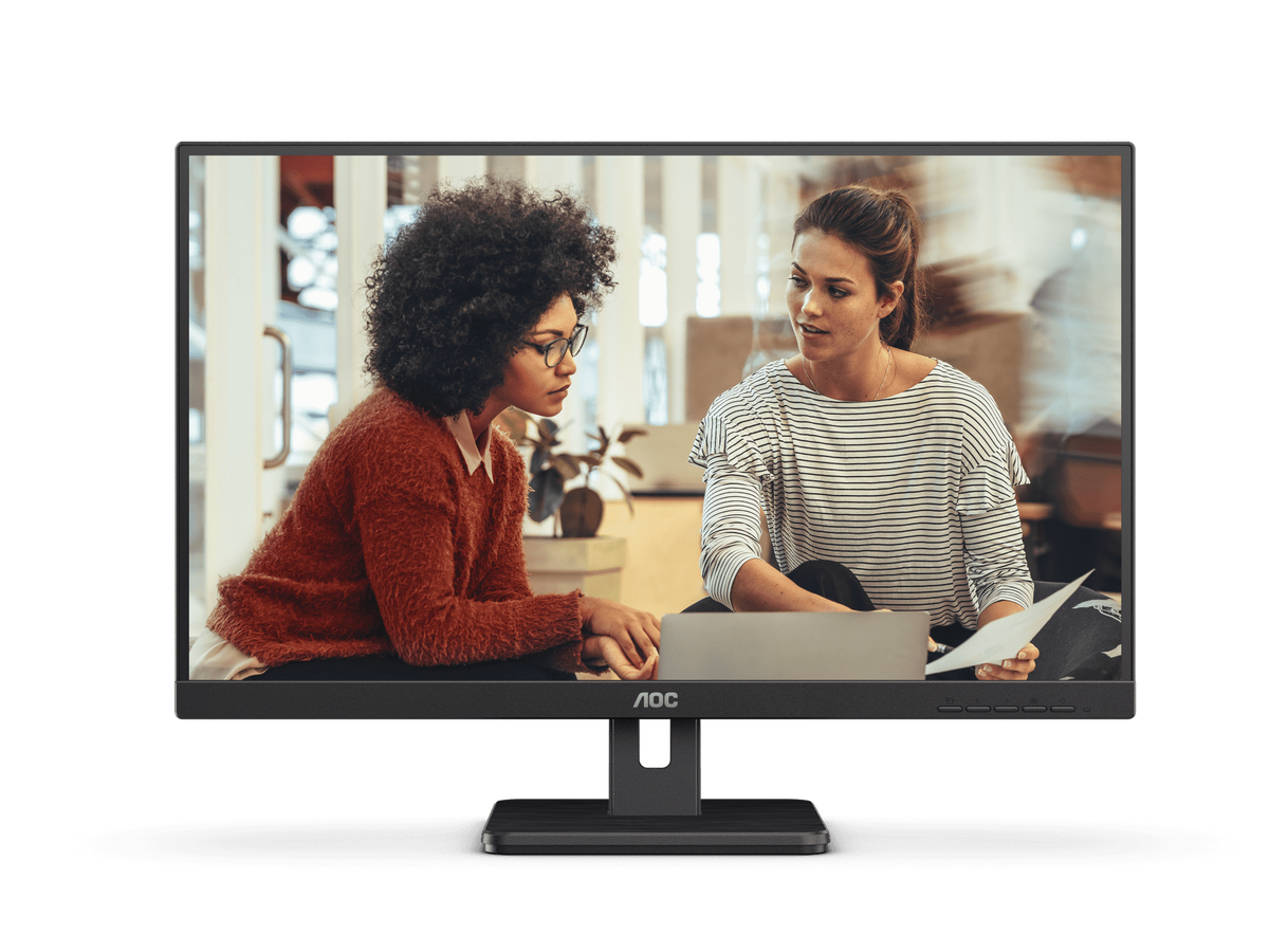AOC 24E3H2 Monitor|23.8 inch|IPS FHD 1920x1080 100hz|HDMIx2|VESA|Flicker Free|Internal Internal PS|Adaptive Sync|3YR Warranty | dynacor.co.za