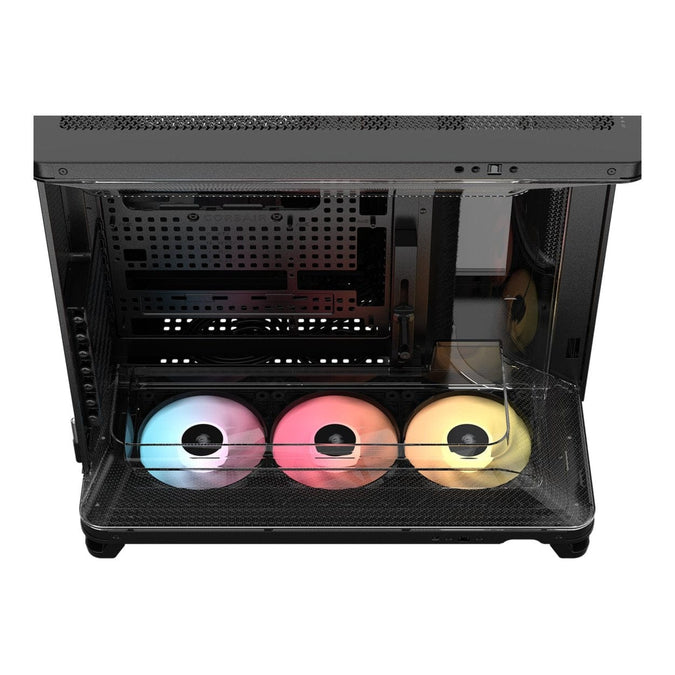 CORSAIR AIR 5400 RS-R ARGB Triple Chamber Mid-Tower PC Case ; 3x Fans Included; 2x 2.5'' ; 1x 3.5'' Black | dynacor.co.za