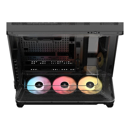 CORSAIR AIR 5400 RS-R ARGB Triple Chamber Mid-Tower PC Case ; 3x Fans Included; 2x 2.5'' ; 1x 3.5'' Black | dynacor.co.za