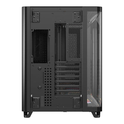 CORSAIR AIR 5400 LX-R RGB iCUE LINK Triple Chamber Mid-Tower PC Case ;3x Fans included;2x 2.5'' ; 1x 3.5'';  Black | dynacor.co.za