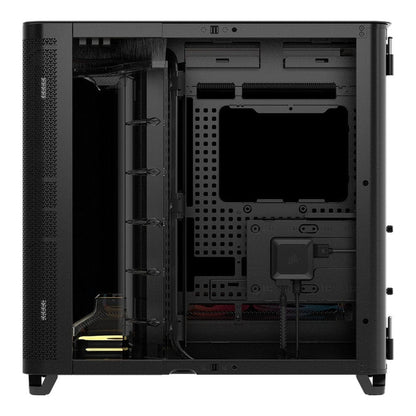 CORSAIR AIR 5400 LX-R RGB iCUE LINK Triple Chamber Mid-Tower PC Case ;3x Fans included;2x 2.5'' ; 1x 3.5'';  Black | dynacor.co.za
