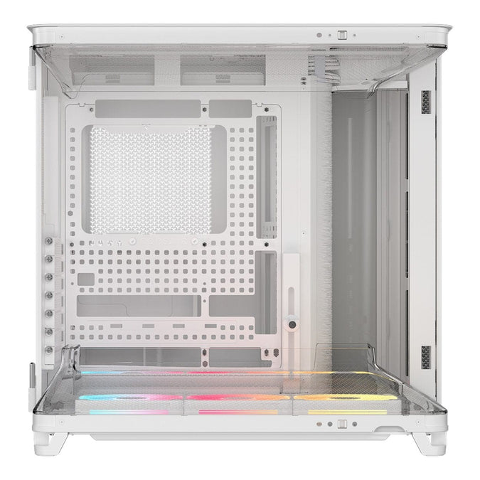 CORSAIR AIR 5400 LX-R RGB iCUE LINK Triple Chamber Mid-Tower PC Case ;3x Fans included;2x 2.5'' ; 1x 3.5''; White | dynacor.co.za
