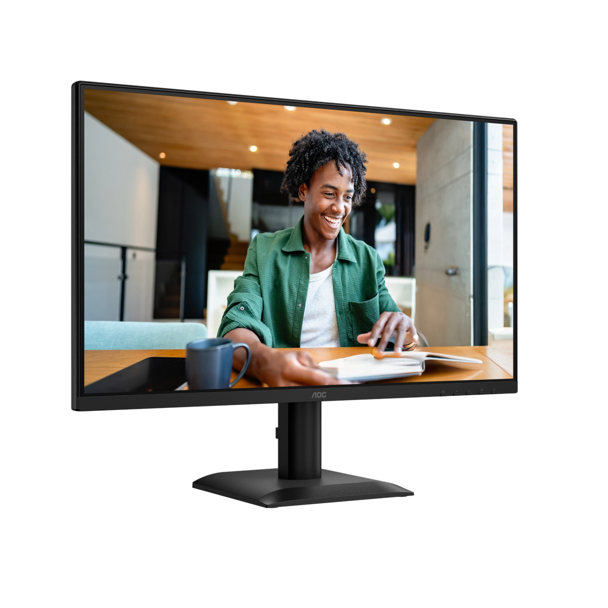 AOC-24E40L Monitor 23.8'' FHD 1920x1080 144Hz 0;5ms; DP HDMI; TUV Circular Polarization; Internal PSU Adaptive Sync; 3YR W | dynacor.co.za