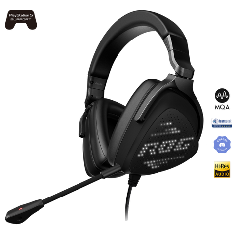 ASUS ROG DELTA S ANIMATE Headset Wired Head-band Gaming USB Type-C Black | dynacor.co.za