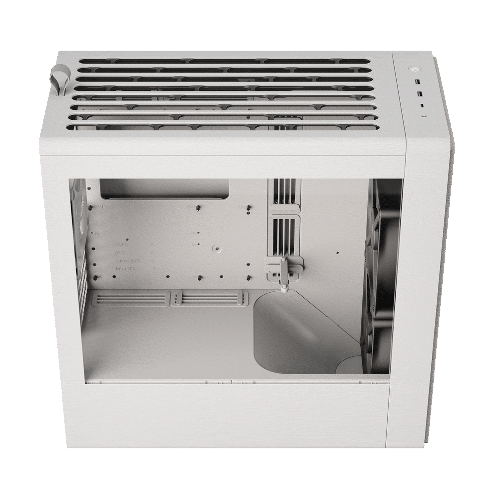 Aerocool HAVN BF 360 White EATX case - Adjustable GPU Bracket - Supports up to 7 fans (0 incl) - 2x 3.5'' or 4x 2.5'' - 420mm Ra | dynacor.co.za