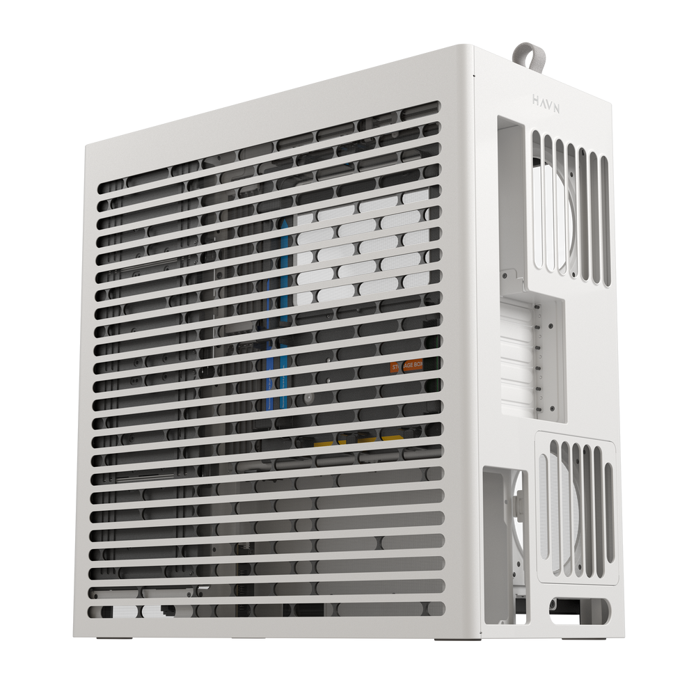 Aerocool HAVN HS 420 Base Edition White EATX case - Supports up to 11 fans (0 incl) - 4x 3.5'' or 8x 2.5'' - 420mm Radiator. | dynacor.co.za
