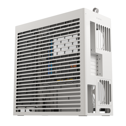 Aerocool HAVN HS 420 Base Edition White EATX case - Supports up to 11 fans (0 incl) - 4x 3.5'' or 8x 2.5'' - 420mm Radiator. | dynacor.co.za