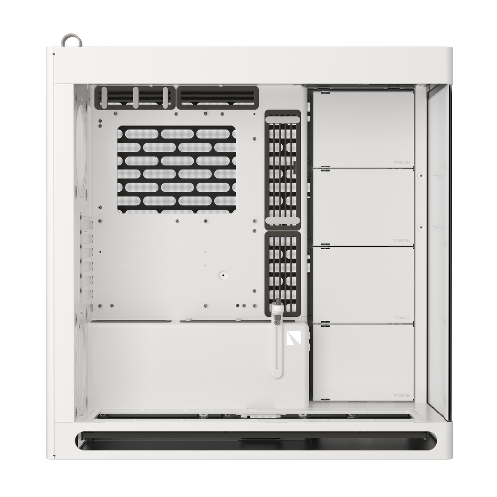 Aerocool HAVN HS 420 Base Edition White EATX case - Supports up to 11 fans (0 incl) - 4x 3.5'' or 8x 2.5'' - 420mm Radiator. | dynacor.co.za