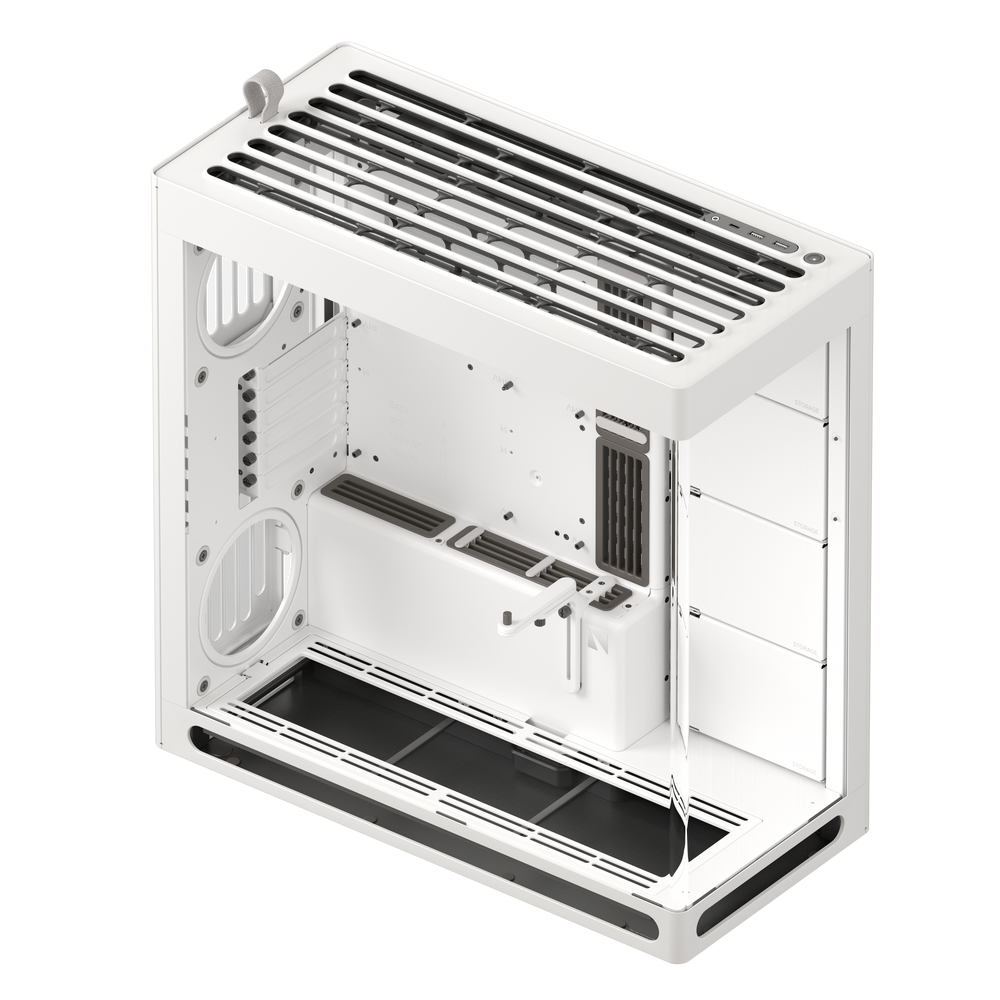 Aerocool HAVN HS 420 Base Edition White EATX case - Supports up to 11 fans (0 incl) - 4x 3.5'' or 8x 2.5'' - 420mm Radiator. | dynacor.co.za