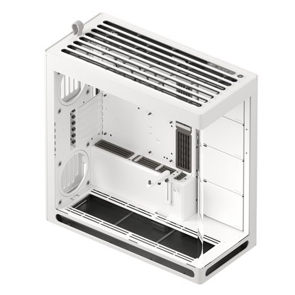 Aerocool HAVN HS 420 Base Edition White EATX case - Supports up to 11 fans (0 incl) - 4x 3.5'' or 8x 2.5'' - 420mm Radiator. | dynacor.co.za