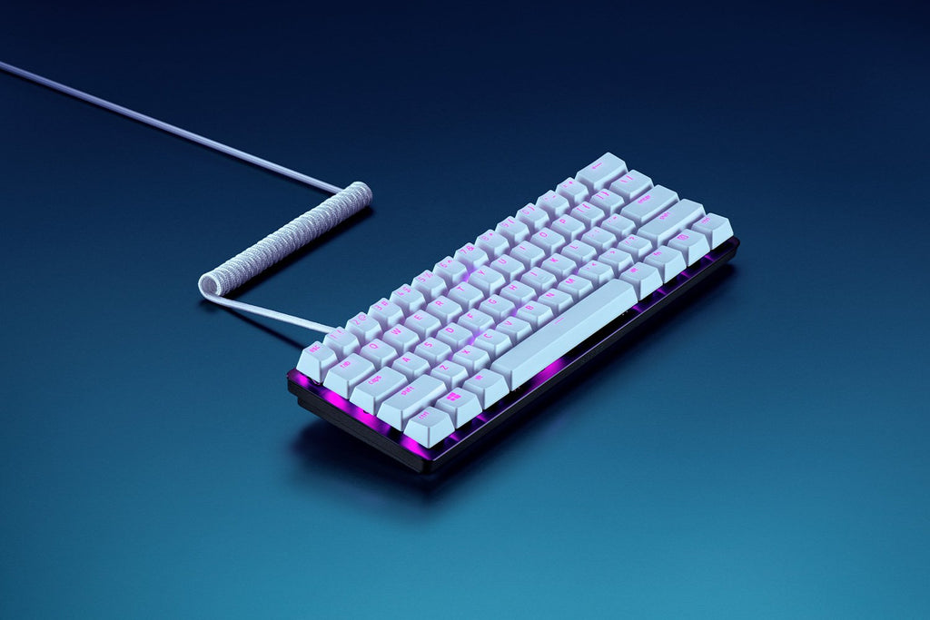 RAZER PBT Keycap + Cable Upgrade Set - Mercury White | dynacor.co.za