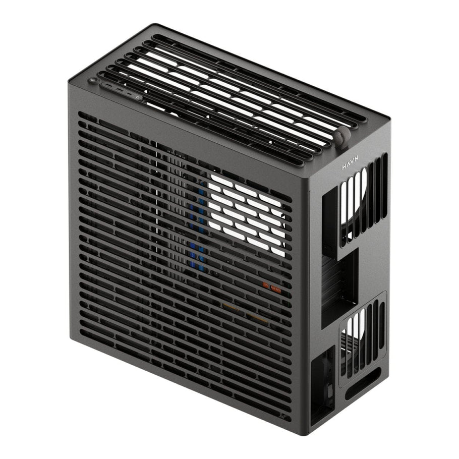 Aerocool HAVN HS 420 Base Edition Black EATX case - Supports up to 11 fans (0 incl) - 4x 3.5'' or 8x 2.5'' - 420mm Radiator. | dynacor.co.za