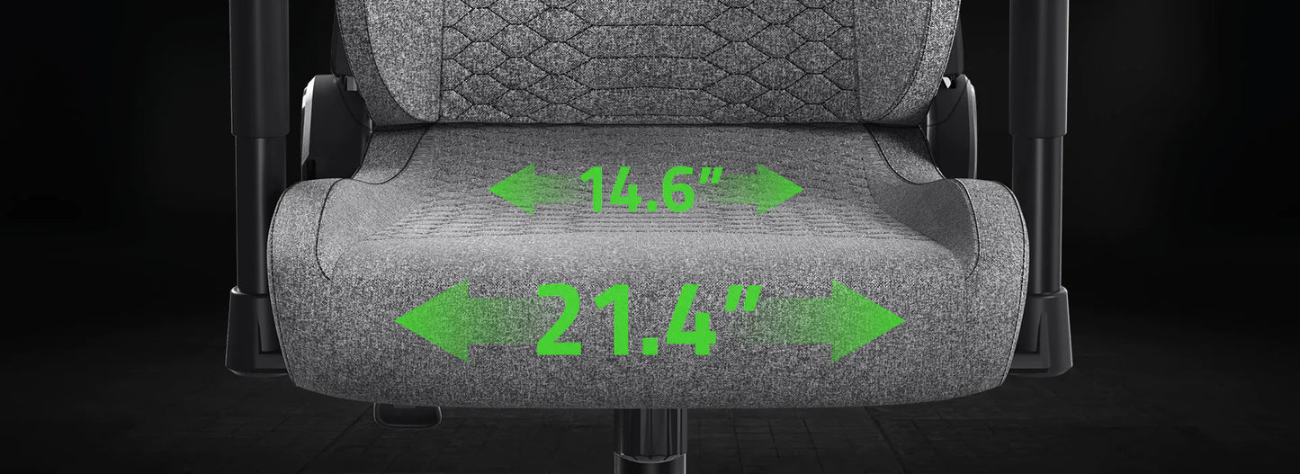 RAZER Iskur V2 X Gaming Chair Fabric - Black and Green