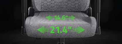 RAZER Iskur V2 X Gaming Chair Fabric - Black and Green