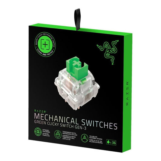 RAZER Mechanical Switches Pack - Green Clicky Switch | dynacor.co.za