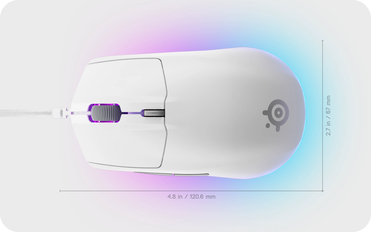 SteelSeries Rival 3 Gen 2 - White | dynacor.co.za
