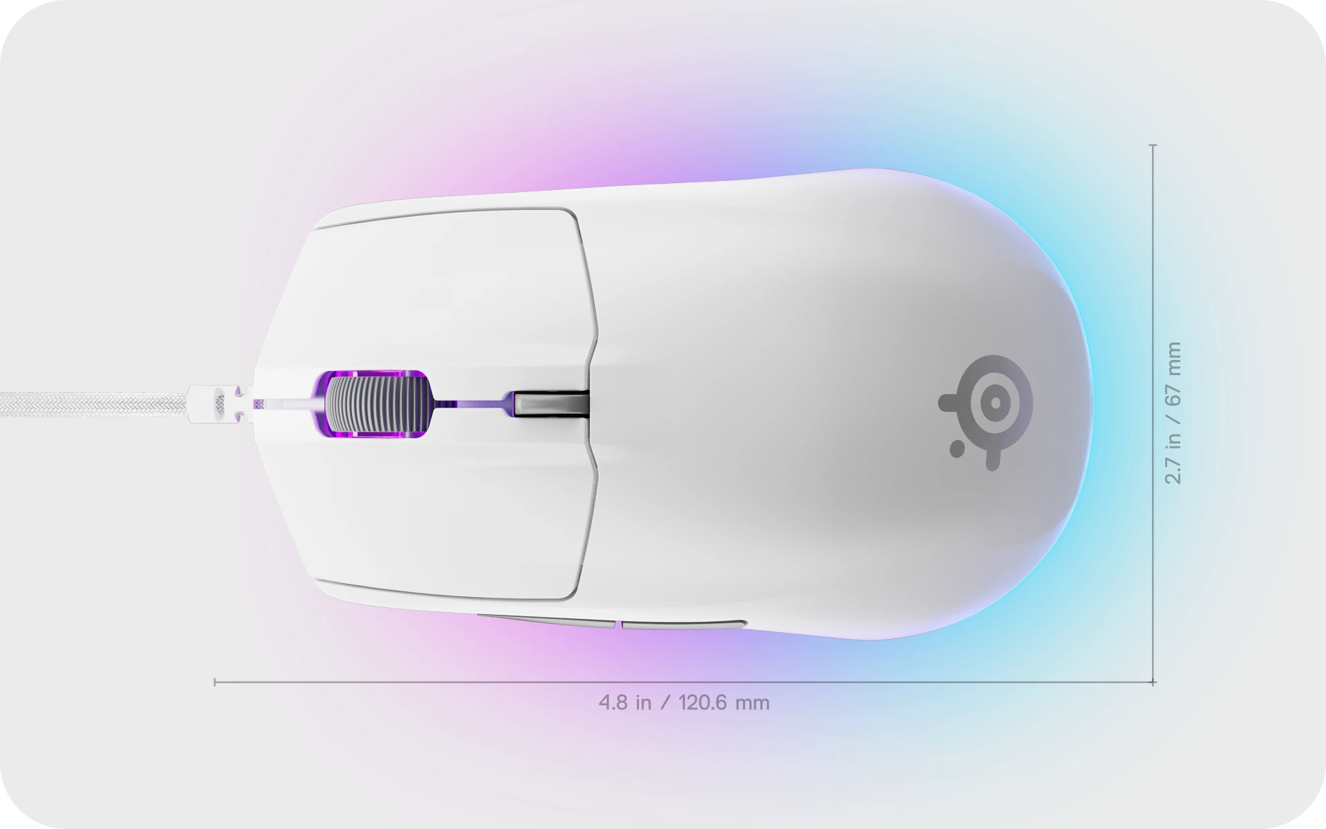 SteelSeries Rival 3 Gen 2 - White | dynacor.co.za