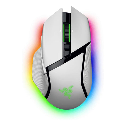 RAZER Basilisk V3 Pro 35K Wireless Gaming Mouse - White | dynacor.co.za