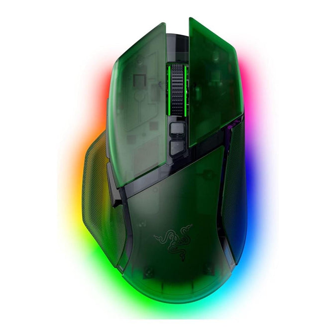 RAZER Basilisk V3 Pro 35K RGB Wireless Gaming Mouse - Phantom Green Edition | dynacor.co.za