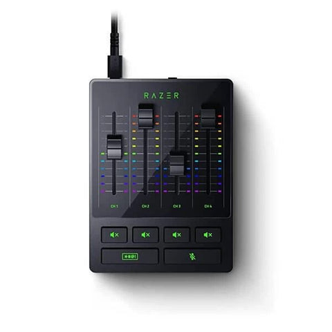 RAZER Audio Mixer (4-channel Interface with Mute Buttons, XLR Input with Preamp, Plug and Play) Black | dynacor.co.za