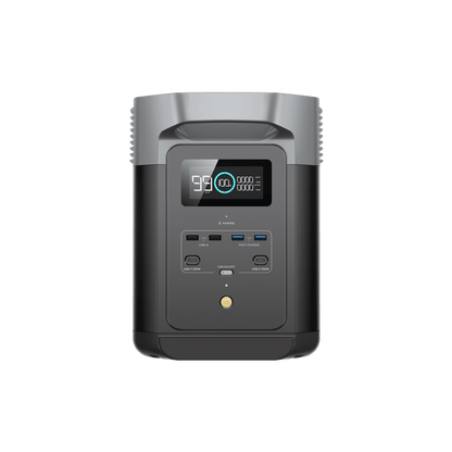 ECOFLOW Delta 2 Max Lithium (LiFePo)  Portable Power Station -  2400W Output; 2048Wh LFP Battery; 1000W Solar - SA socket. | dynacor.co.za