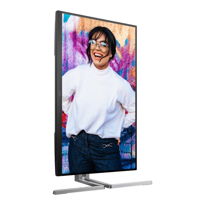 AOC U27U3XD Graphic Monitor|27 inch|IPS Dual refresh rate UHD144hz|FHD 288hz|USB-C 90W|Ergo stand|3YR Warranty | dynacor.co.za