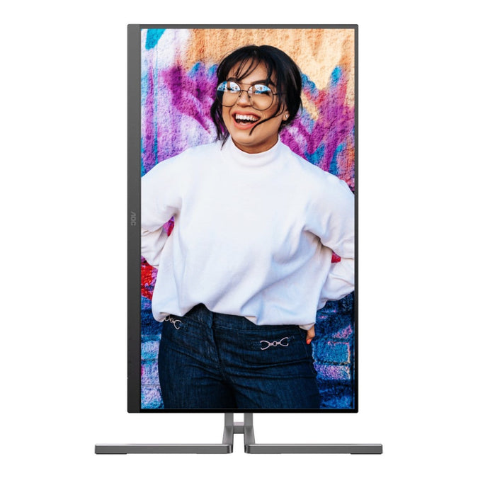AOC U27U3XD Graphic Monitor|27 inch|IPS Dual refresh rate UHD144hz|FHD 288hz|USB-C 90W|Ergo stand|3YR Warranty | dynacor.co.za