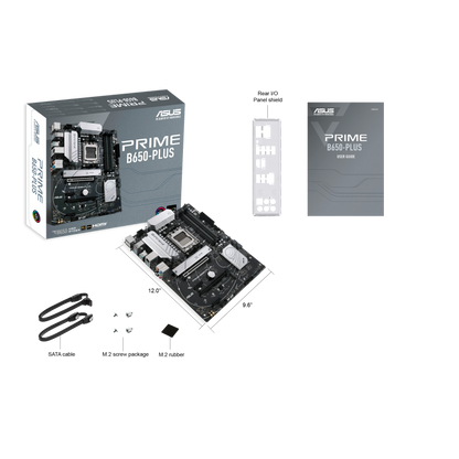 ASUS PRIME B650-PLUS AM5 for AMD Ryzen™ 7000 Series/ 4xDIMM; Max.128GB;DDR5/1xDP/1xHDMI/1xPCIe 4x16/1xPCIe4x16/2xPCIe4x1/2xM.2/ 4xSATA/ RAID/ | dynacor.co.za
