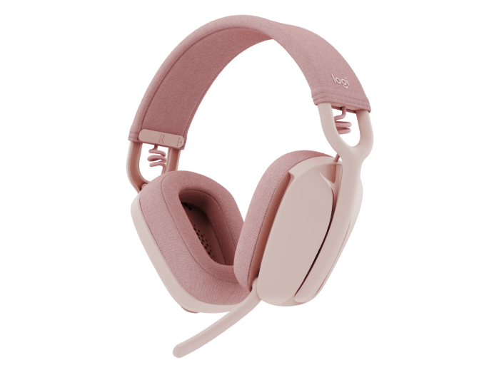 Logitech ZONE VIBE 100 WIRELESS BLUETOOTH HEADSET ROSE - 2 year limited warranty | dynacor.co.za
