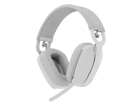 Logitech ZONE VIBE 100 WIRELESS BLUETOOTH HEADSET OFF WHITE - 2 year limited warranty | dynacor.co.za