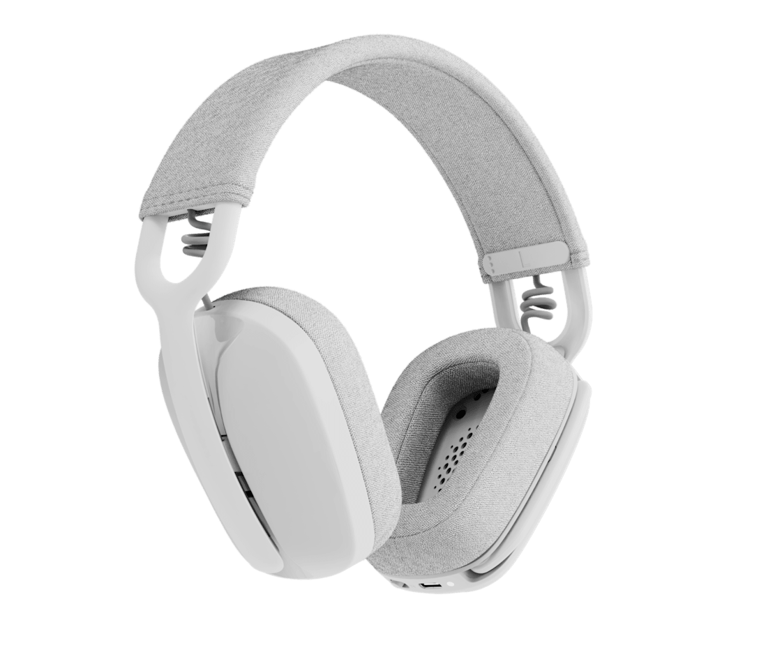 Logitech ZONE VIBE 100 WIRELESS BLUETOOTH HEADSET OFF WHITE - 2 year limited warranty