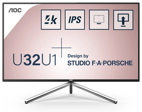 AOC U32U1 Monitor 31.5'' 4k  3840x2160  IPS  Studio Porsche Design | dynacor.co.za