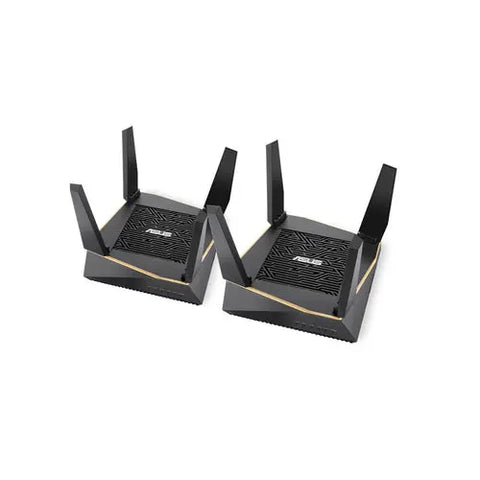 ASUS AiMesh AX6100 wireless router Gigabit Ethernet Tri-band (2.4 GHz / 5 GHz / 5 GHz) 4G Black | dynacor.co.za