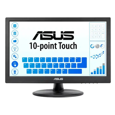 ASUS VT168HR 39,6 cm (15.6") 1366 x 768 pixels WXGA LED Touchscreen Black | dynacor.co.za