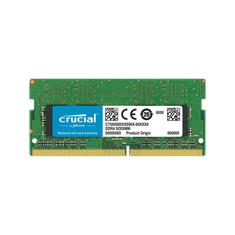 Crucial 4GB 2666MHz DDR4 Single Rank SODIMM Notebook Memory | dynacor.co.za